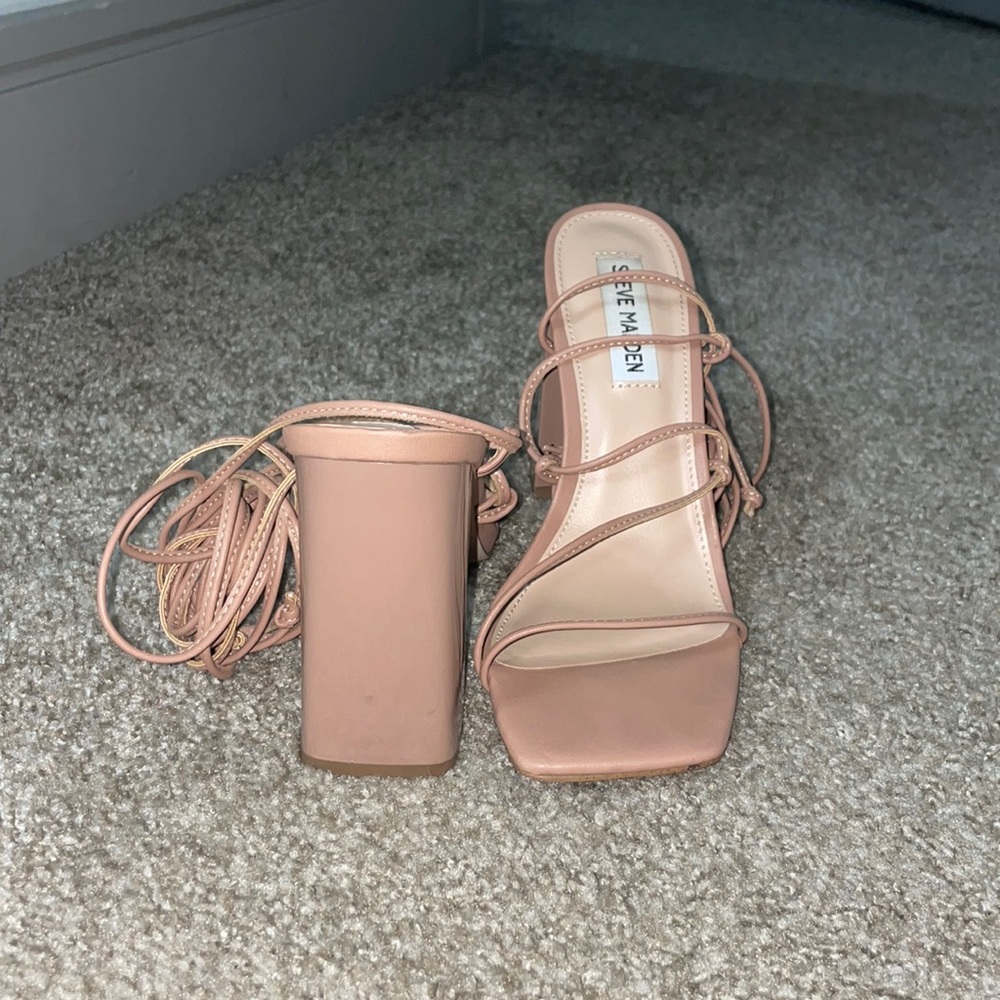Steve Madden lace up heels (leverage 6.5)